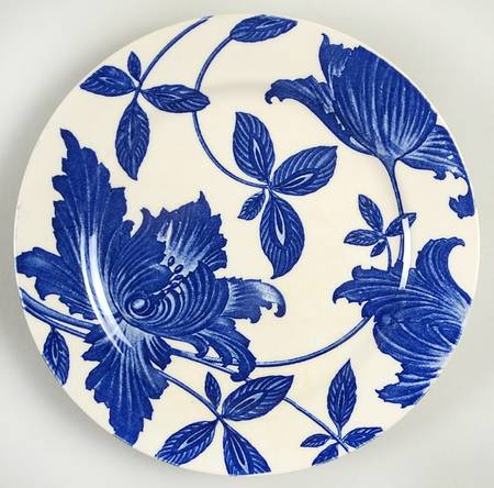 Blue Fantasy Salad Plate