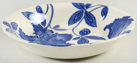 Blue Fantasy Coupe Soup Bowl