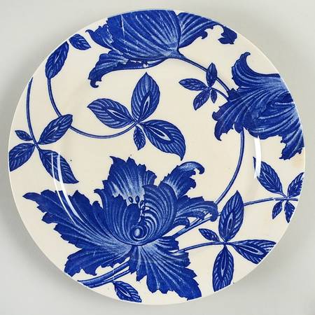 Blue Fantasy Luncheon Plate