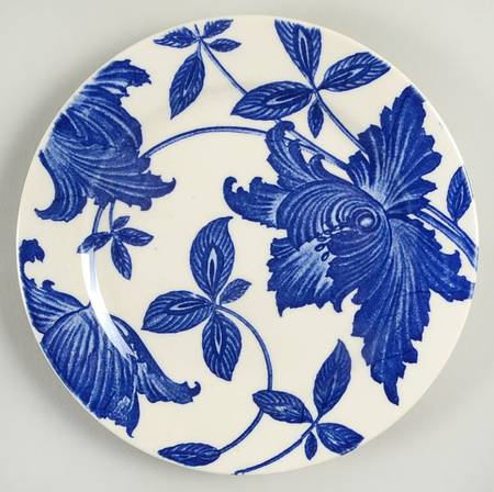 Blue Fantasy Bread & Butter Plate
