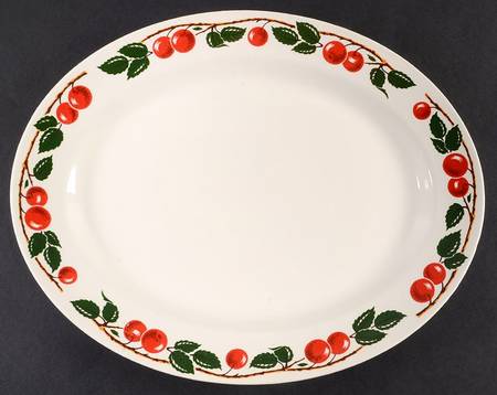 Cherry Valley 13" Oval Serving Platter