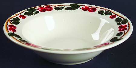 Cherry Valley Rim Fruit/Dessert (Sauce) Bowl