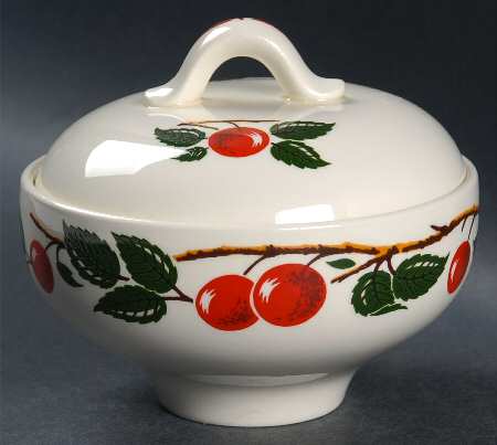 Cherry Valley Sugar Bowl & Lid