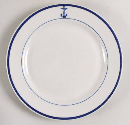 US Navy Mess Wardroom Officer Luncheon Plate