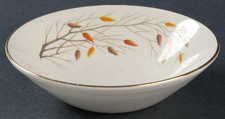 Autumn Song (Gold) Fruit/Dessert (Sauce) Bowl