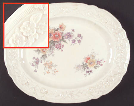 W232 11" Oval Serving Platter