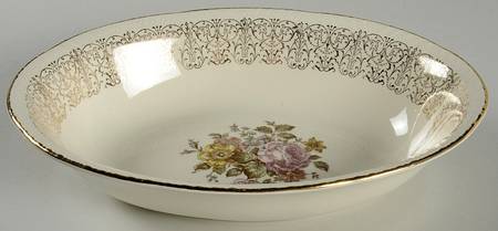 Monticello 9" Oval Vegetable Bowl