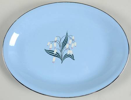 Blue Mist 11" Oval Serving Platter