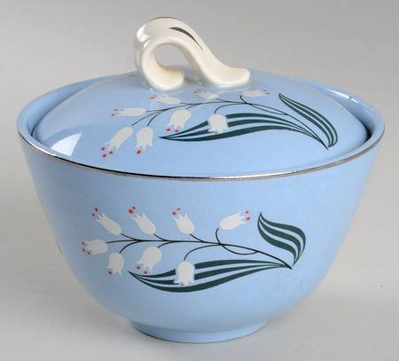 Blue Mist Sugar Bowl & Lid