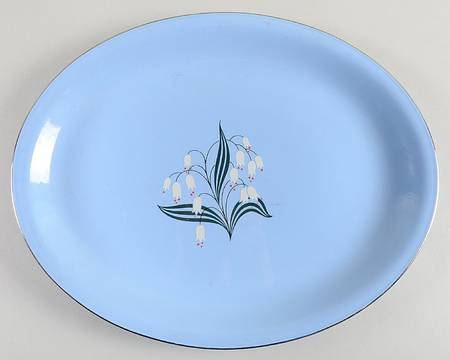 Blue Mist 13" Oval Serving Platter