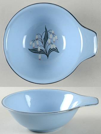Blue Mist Lugged Cereal Bowl