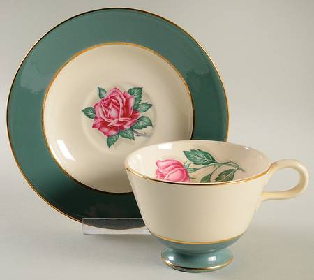 JCP141 Footed Cup & Saucer Set