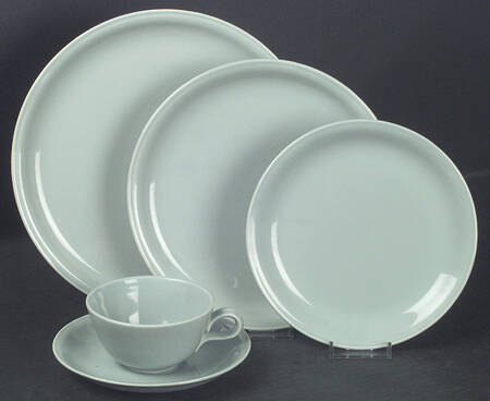 Jubilee Celadon Green Flat Cup & Saucer Set
