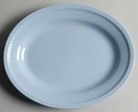 Kraft Blue 11" Oval Serving Platter