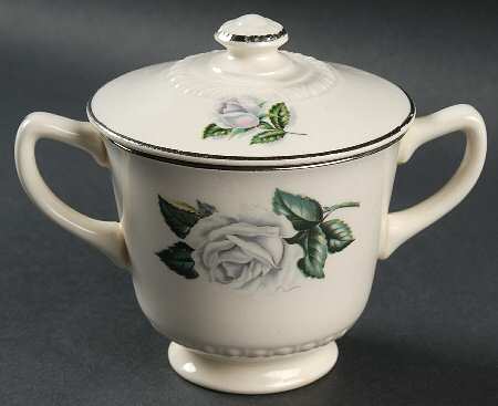 Windsor Rose Sugar Bowl & Lid