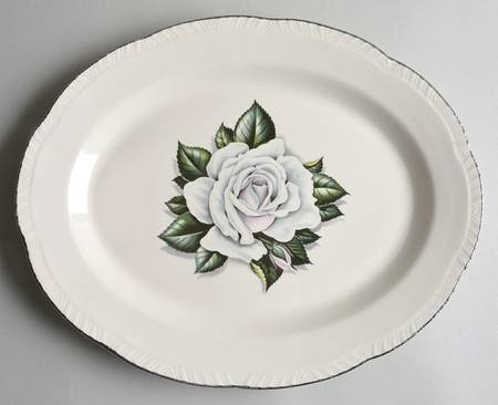 Windsor Rose 13" Oval Serving Platter