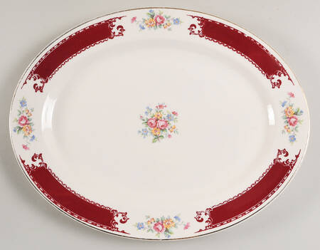 Lady Alice 13" Oval Serving Platter