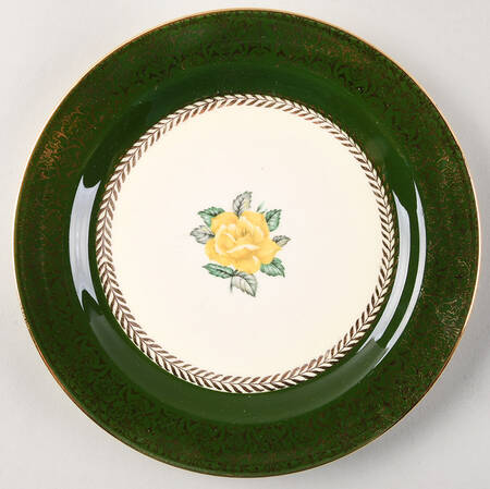 Lady Greenbriar Salad Plate by Homer Laughlin 