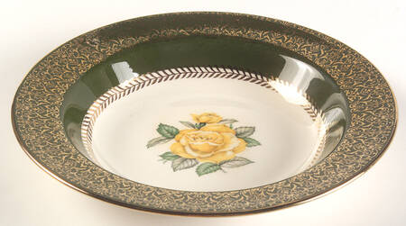 Lady Greenbriar Rim Soup Bowl by Homer Laughlin 
