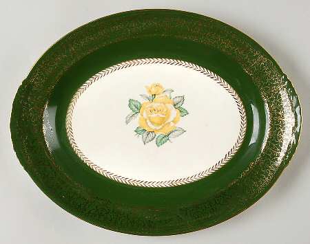 Lady Greenbriar 11" Oval Serving Platter
