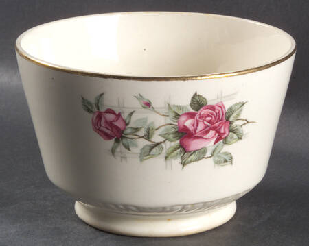 Lattice Rose Cranberry Bowl