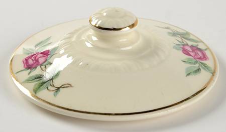 Lattice Rose Lid for Sugar Bowl