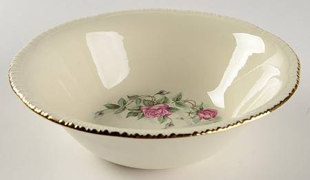 Lattice Rose 8" Round Vegetable Bowl