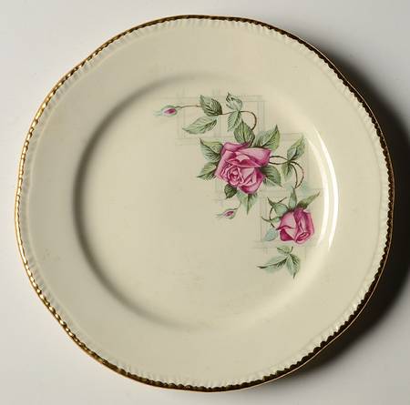 Lattice Rose Bread & Butter Plate
