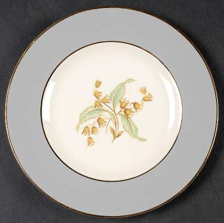 Lily of The Valley (Gold Trim) Bread & Butter Plate