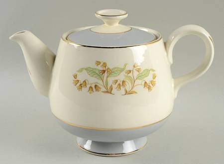 Lily of The Valley (Gold Trim) Teapot & Lid
