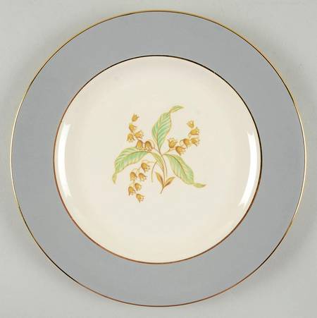 Lily of The Valley (Gold Trim) Luncheon Plate