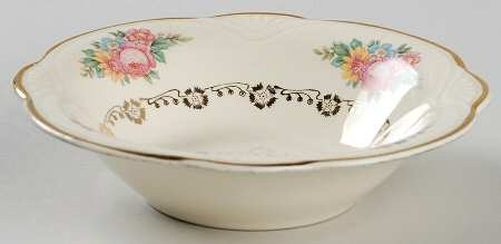 M201 (Gold Trim) Fruit/Dessert (Sauce) Bowl
