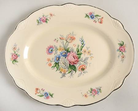 M212 (Marigold) 11" Oval Serving Platter