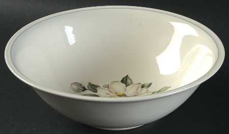 Magnolia (Eggshell Nautilus) 8" Round Vegetable Bowl