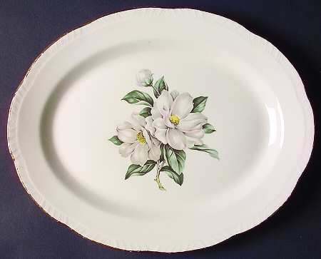 Magnolia (Liberty) 13" Oval Serving Platter