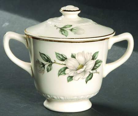 Magnolia (Liberty) Sugar Bowl & Lid