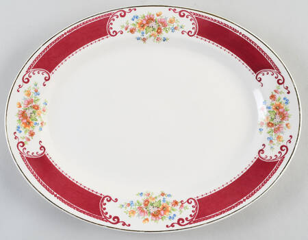 Majestic 13" Oval Serving Platter by Homer Laughlin 