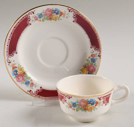 Majestic Flat Demitasse Cup & Saucer Set