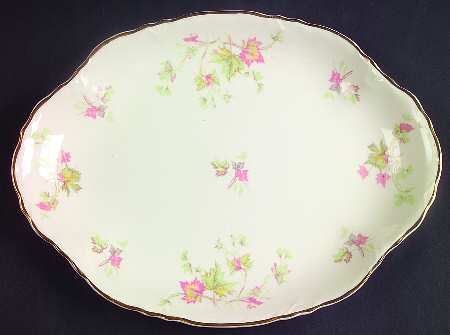 Maple Leaf 11" Oval Handled Platter