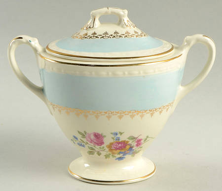 Marilyn Blue Sugar Bowl & Lid
