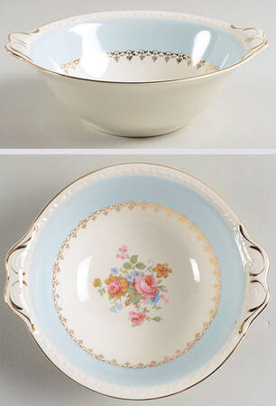 Marilyn Blue Lugged Cereal Bowl