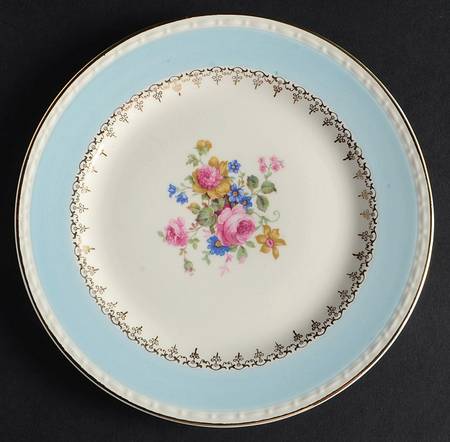 Marilyn Blue Bread & Butter Plate