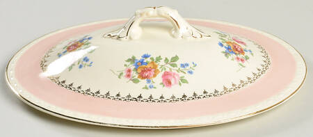 Marilyn Pink (G3418) Lid for Oval Vegetable