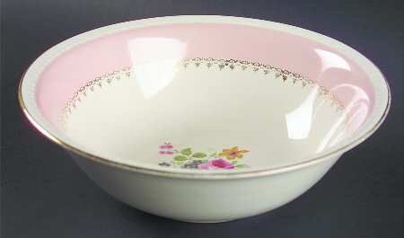 Marilyn Pink (G3418) 8" Round Vegetable Bowl