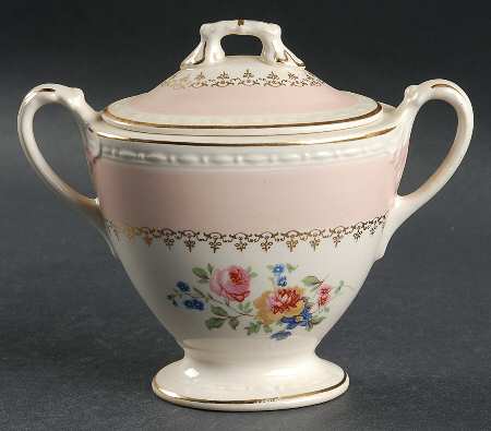 Marilyn Pink (G3418) Sugar Bowl & Lid