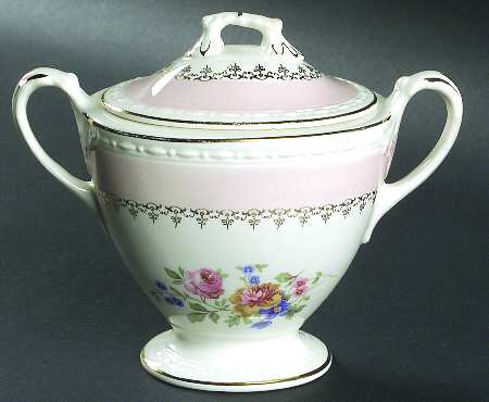 Marilyn Pink (G3412) Sugar Bowl & Lid