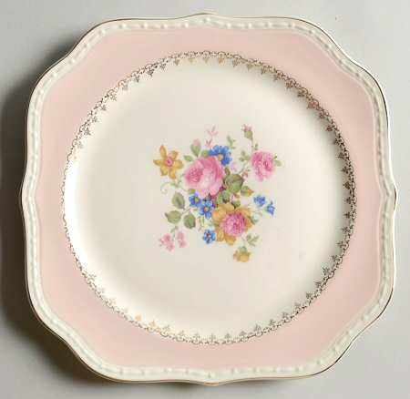Marilyn Pink (G3412) Square Salad Plate
