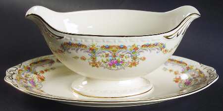 Mauvette Gravy Boat & Underplate/Relish