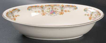 Mauvette 9" Oval Vegetable Bowl