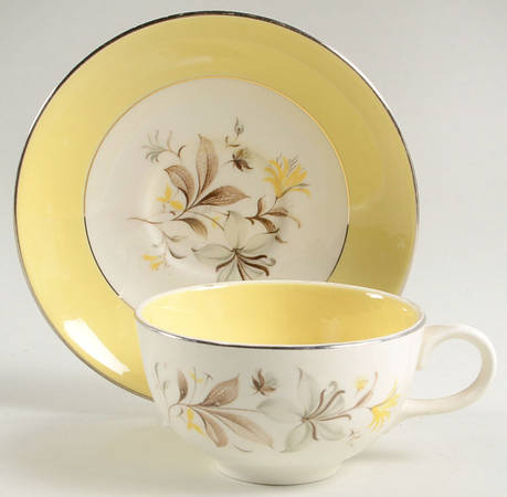 Maytime Flat Cup & Saucer Set